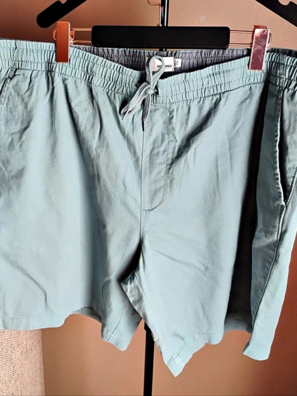 Sonoma Men's XXL Sage Green Cotton Shorts